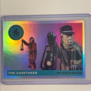 The Caretaker Haunted Mansion Trading Card - Blue Holographic